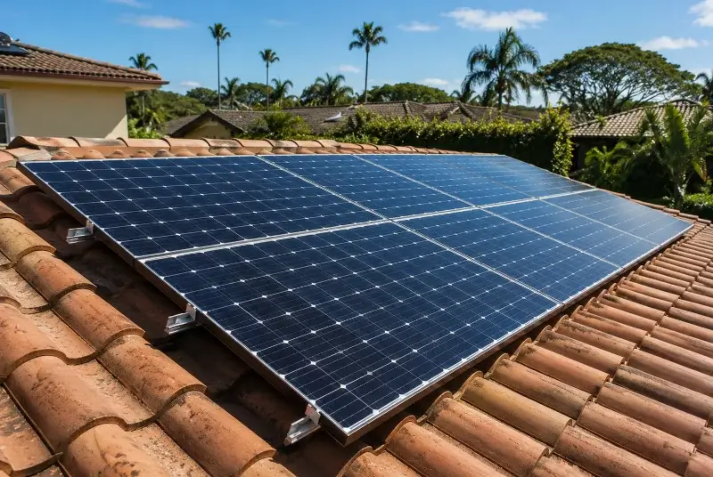Installation de panneaux solaires à Aujargues
